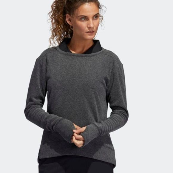 NWOT ADIDAS Heathered Fleece Crewneck Sweatshirt (XS)‎ - Picture 10 of 10